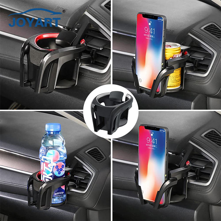 Joyart JY-SBJ 2-in-1 Multifunctio<i></i>nal Car Cup Holder - Universal Rotatable Auto Accessory