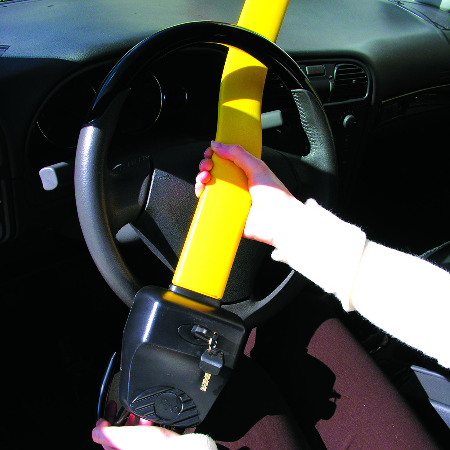 Joyart JY-FXPS Security Rotary Car Steering Wheel Lock - Anti-Theft Device